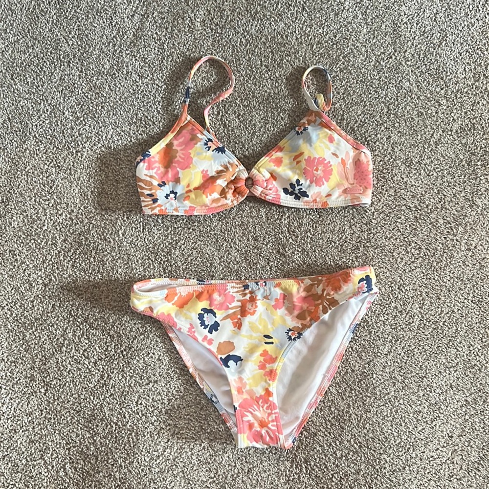 Floral bathing suit